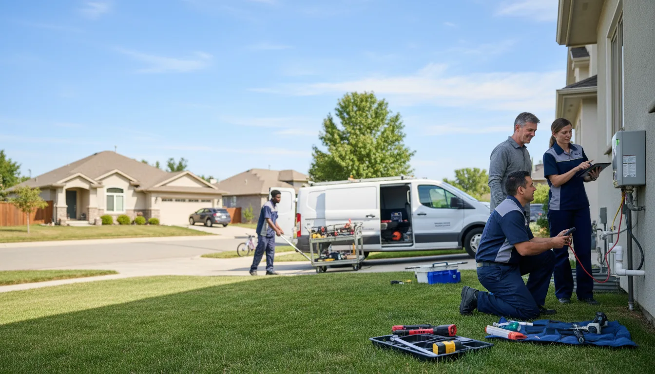 Tankless water heater service in Chesapeake, OH